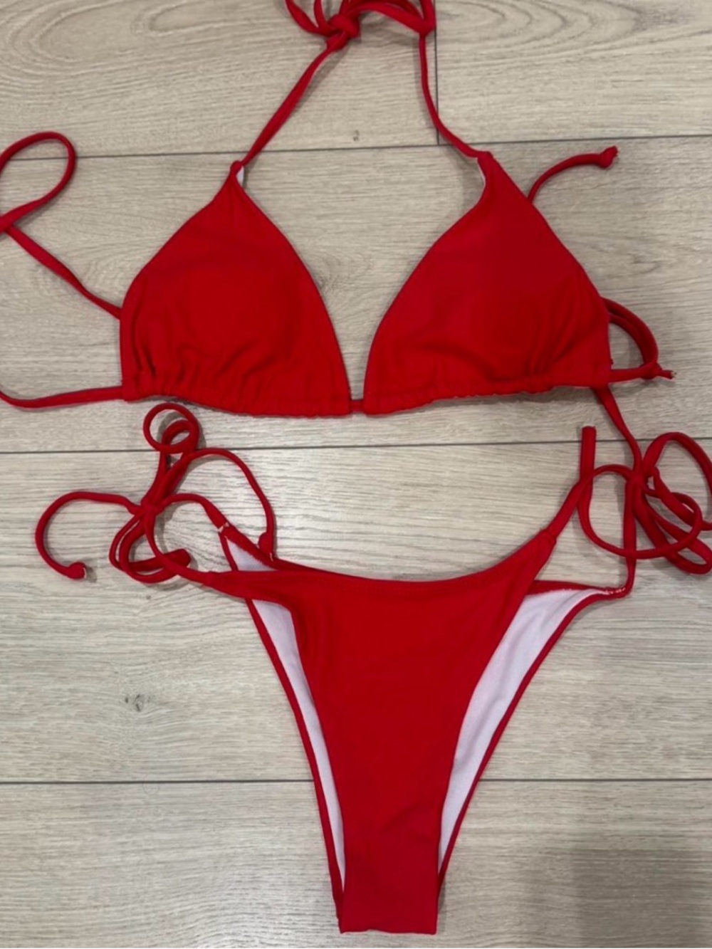 Red Bikini Set